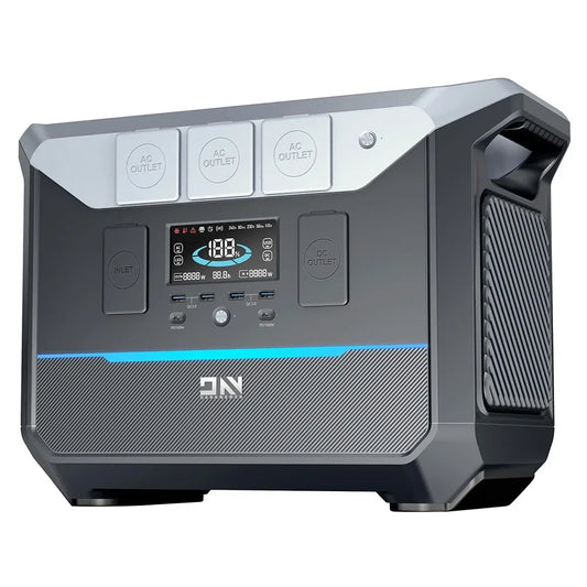 Draagbare Powerstation – Mobiele Batterij – Buitenaccu – Noodstroomvoorziening – 2073,6Wh Capaciteit – 2000W AC-uitgang