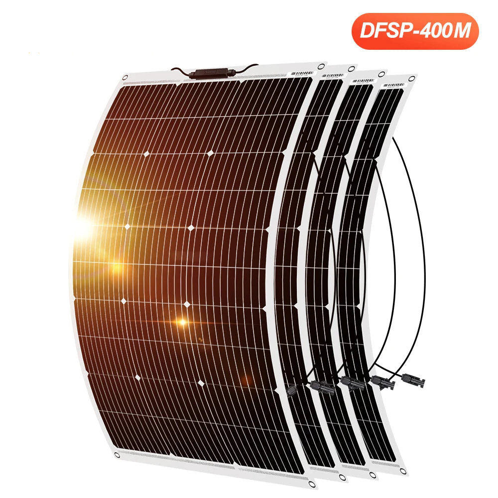 100W Monokristallijn Zonnepaneel – Zonne-energie Paneel – Draagbaar Zonnepaneel – Waterdicht Zonnepaneel – Lichtgewicht Paneel – IP67 Waterdicht – ETFE & EVA Coating