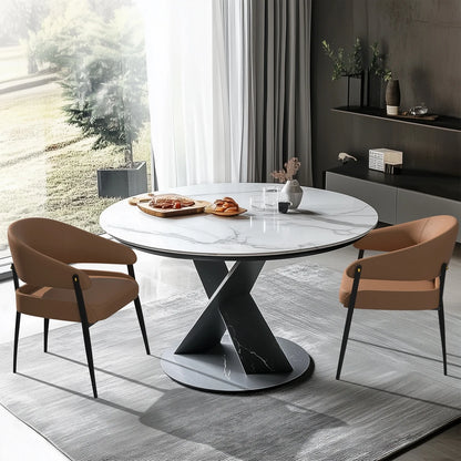 Eetkamerstoelen – Set van 2 - Stoelen – Vergaderstoelen – Bureaustoelen – Microvezel Leer – Eucalyptus Hout – Draagkracht 150 kg - 59 x 43 x 79 cm - Bruin