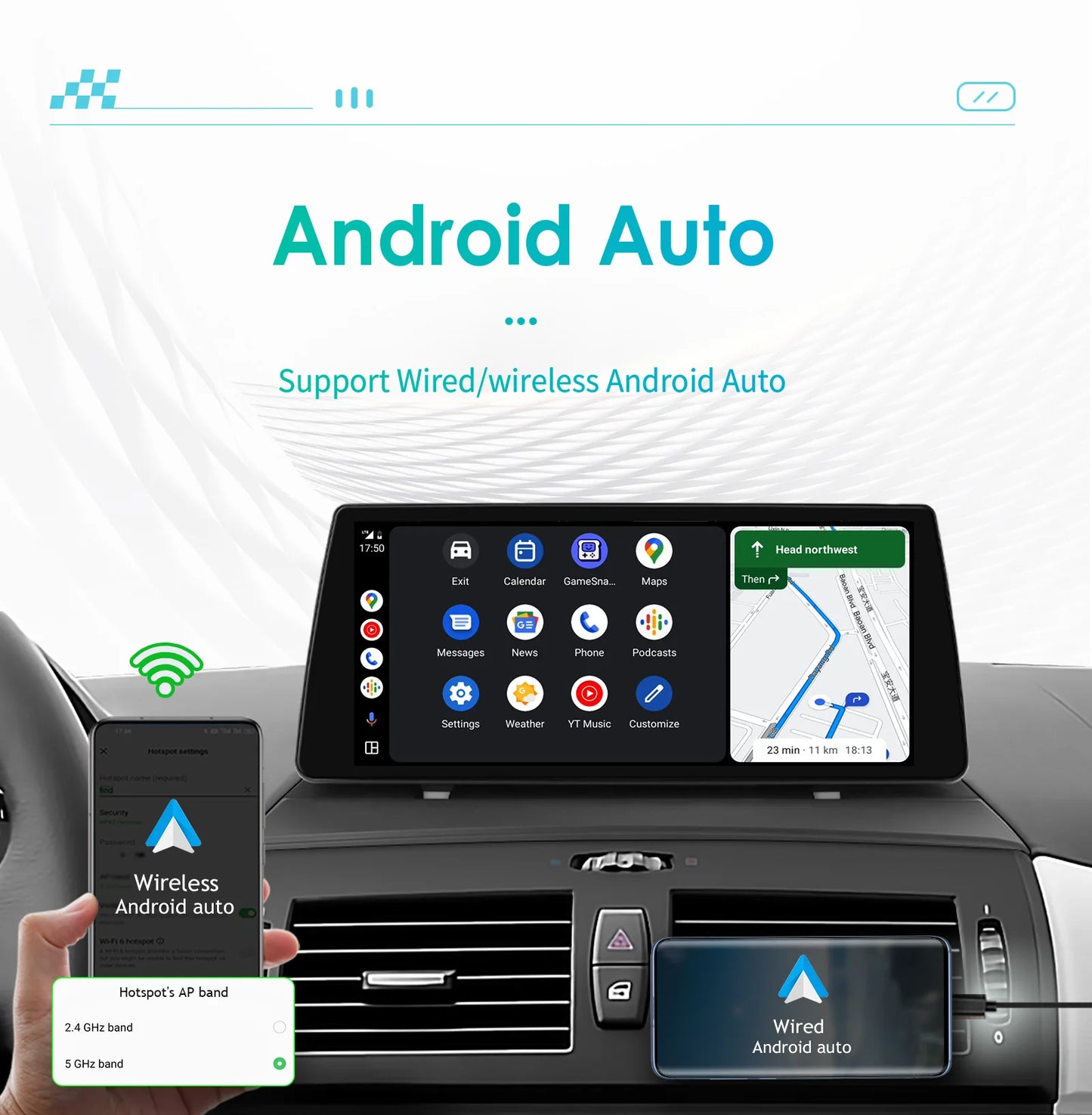 Car Radio for BMW X3 E83 2004-2010 Android Auto Carplay Car Radio Multimedia Video Player 10.25 inch GPS Navigation 4G WIFI DSP