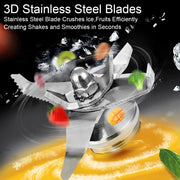 Blender - Smoothie Blender - Blender on the go - Smoothie maker - Smoothie maker - 1800W - BPA-free double pot of 1.8 liter and 0.6 liter - Red