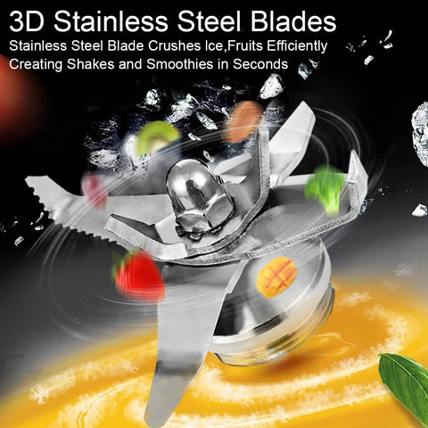 Blender - Smoothie Blender - Blender on the go - Smoothie maker - Smoothie maker - 1800W - BPA-free double pot of 1.8 liter and 0.6 liter - Red