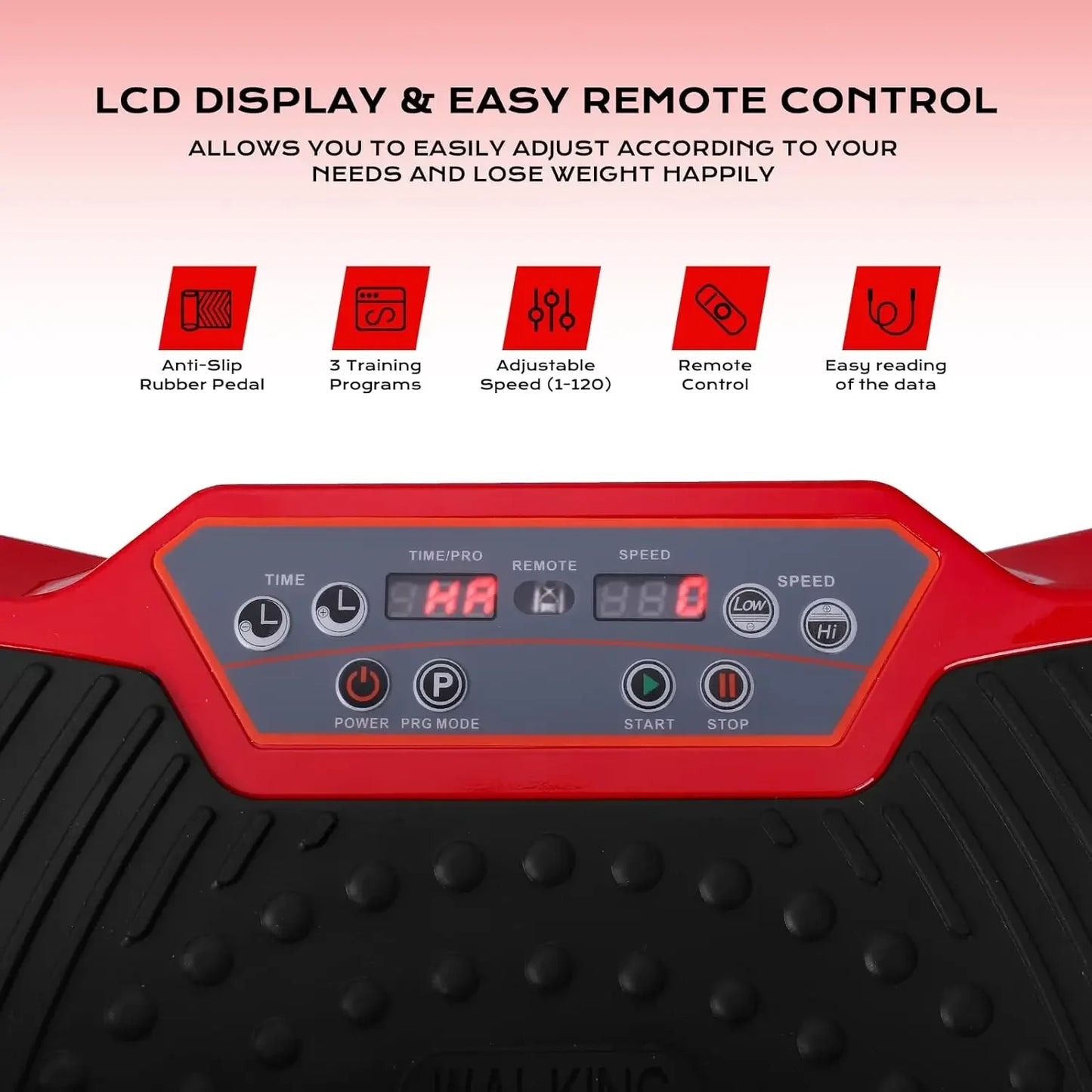 Vibration Plate Exercise Machine Vibration Platform Machine Whole Body Workout Fitness Home Training Ultra Quiet - QUORE