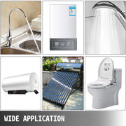 VEVOR Water Circulation Pump Water Pressure Booster Pump 50L/min 3-Speed Control for Hot Water Circulating Warm, Shower & Garden