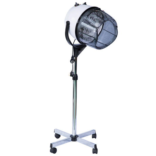 Kappersdroger – Haarverwarmer – Haardroger – Kappersapparaat – Verstelbare Hoogte – Timer Tot 60 Minuten – 1180 Watt Motor - QUORE