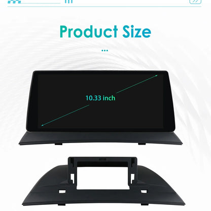 Multimedia Systeem BMW X3 E83 – Autoradio – Navigatiesysteem – CarPlay Radio – Android Auto – 8GB-256GB Variant – 10,33 Inch QLED Scherm – 4G & AI Spraakbediening