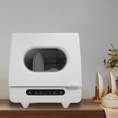 Mini Vaatwasser – Compacte Vaatwasser – Kleine Afwasmachine – Tafelmodel Vaatwasser – Desinfectie Vaatwasser – 800W Koperen Motor – Ruimtebesparend Ontwerp