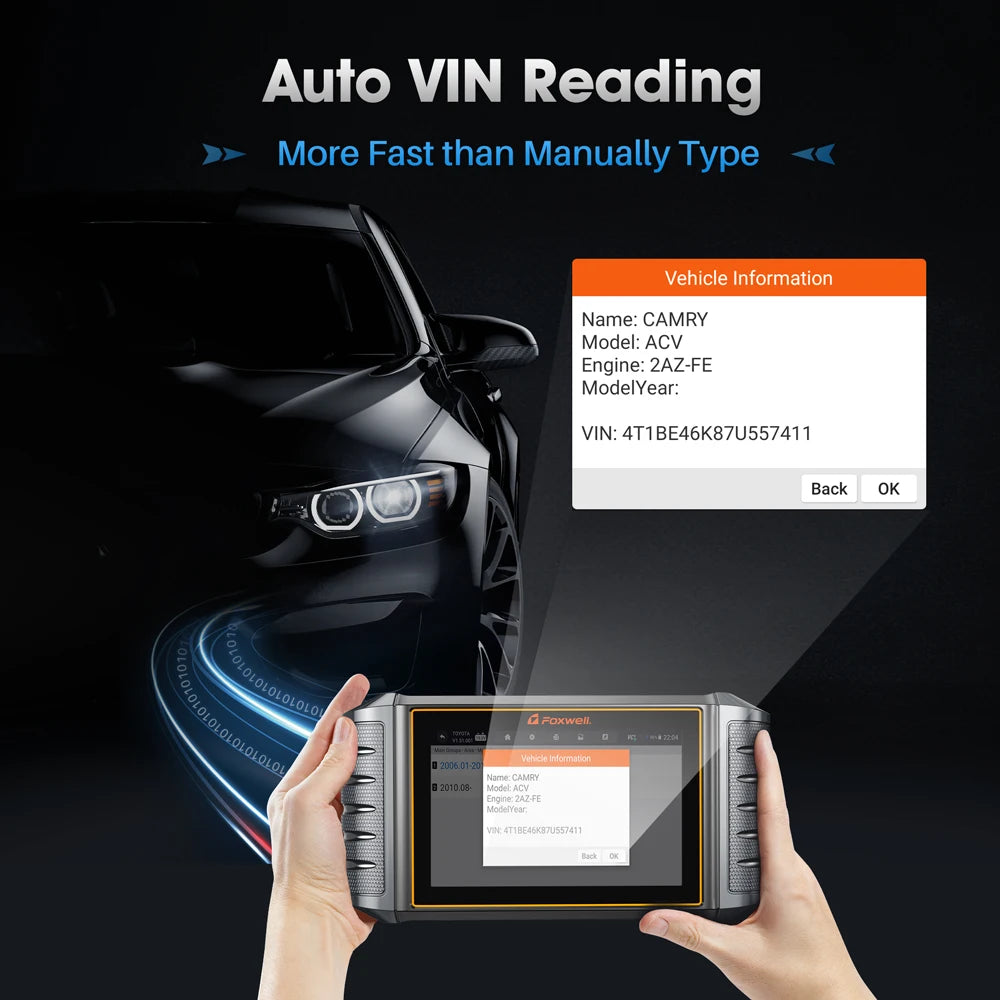 OBD2 Auto Scanner – Diagnose Scanner – Foutcode Reader – Motor Scanner – ABS Scanner – Touchscreen 5,5 Inch – Wifi Updates