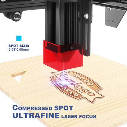 Lasergraveermachine – Laser Cutter – Laser Engraver – Graveermachine – Laser Snijmachine – 5,5W Diodelaser – Groot Werkoppervlak 410x410 mm