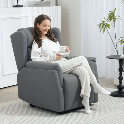 Relaxfauteuil – Relaxstoel – Zitzak – Fauteuil – Verstelbare Rugleuning Tot 160° – Voetensteun Bedienbaar Met Hiel