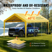 Garagetent - Tent - Partytent - Carport Tent - Carport Tent - Garagetent - Vervangende Garagetent - 7,5inch - Heavy-Duty Waterdicht & UV Beschermd - Geel