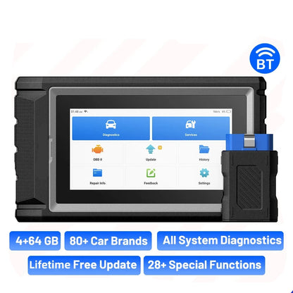 OBD2 Scanner - OBD - Diagnosecomputer - OBD2 bluetooth - Storing Verwijderen - Uitleesapparatuur – Auto Uitlezen - Professionele Auto Diagnosetool – Volledig Systeem Scanner – ECU Scan Module – Draadloze Bluetooth Connectiviteit
