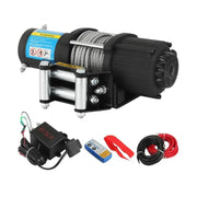 Elektrische lier - Lier - Tackle - Elektrische takel - Staalkabellier - 4000lbs - met 10M kabel - met draadloze bediening - voor ATV Truck Off Road