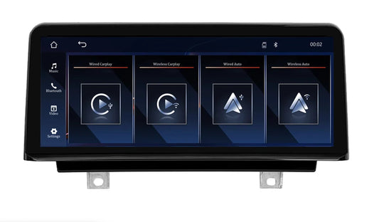 10,25 inch touchscreen multimedia unit – Autobedieningsscherm – Auto infotainmentsysteem – Carplay upgrade – BMW NBT navigatie – Draadloze Apple CarPlay – Android Auto – Helder 1920x720 resolutie – 4x45W versterker - QUORE