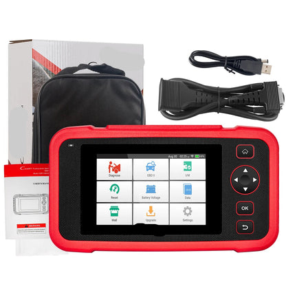 OBD2 Scanner - OBD - Uitleesapparatuur Auto - Diagnosecomputer - Storing Verwijderen - Auto Accessoires - Auto Uitlezen - 12 Reset Services - Systeem Scanner - 5" Touchscreen