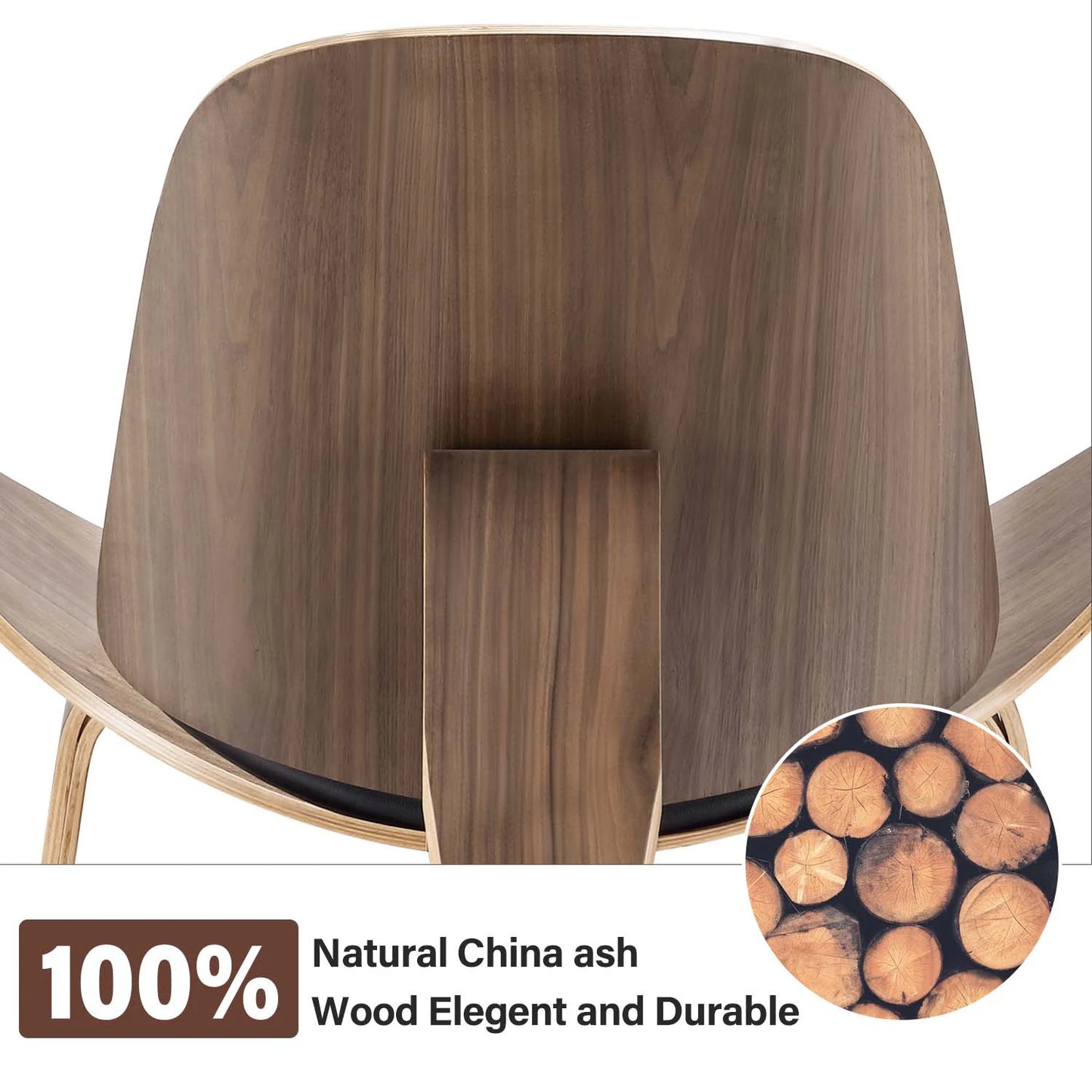Living Room Chairs Nordic Solid Wood Leisure Chair Creative Simple Modern Designer Single Sofa Shell Chair Lounge Chairs