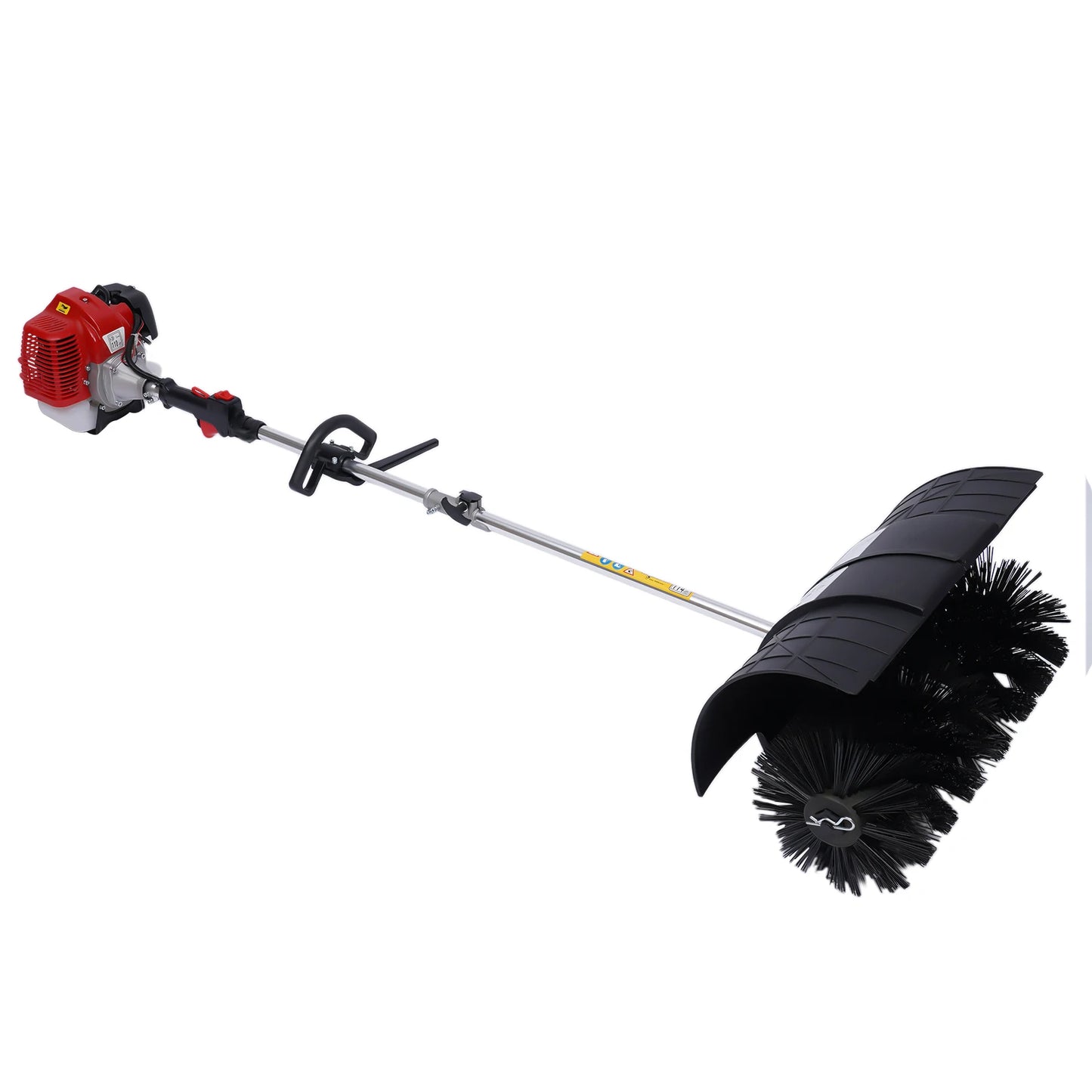 Handveger – Bladveger – Tuinveger – Sneeuwveger – Modderveger – Krachtige 52cc 2-Takt Motor – Grote Borstel 56x23,5 Cm - QUORE