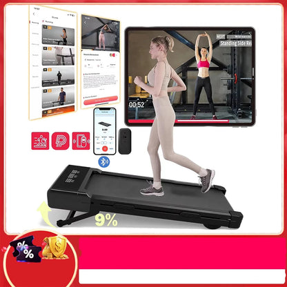Loopband – Wandelband – Hardloopband – Treadmill – Walking Pad – Inklapbaar – 9% Helling – 3.0 HP Motor - QUORE