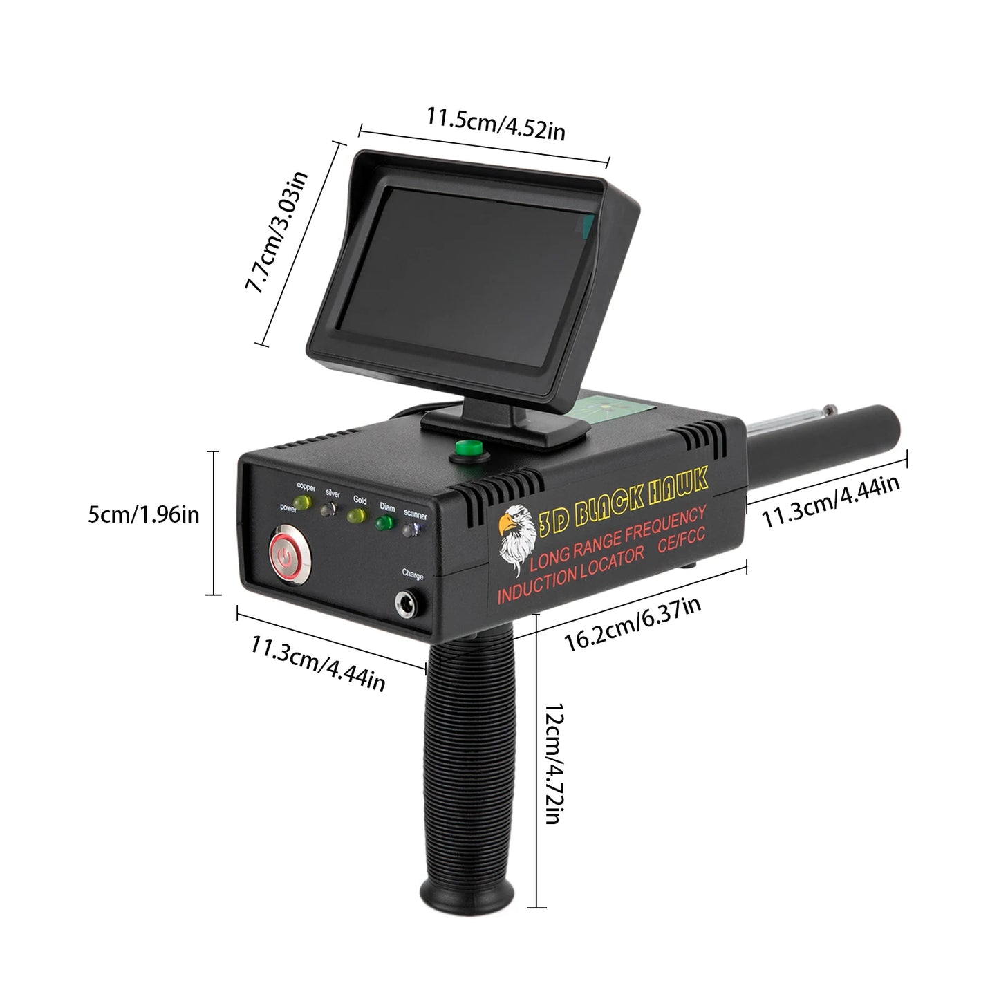 Metaaldetector – Metaalzoeker – Schatvinder – Detector – Metaalvinder – Groot Detectiebereik – Nauwkeurige Metaalherkenning