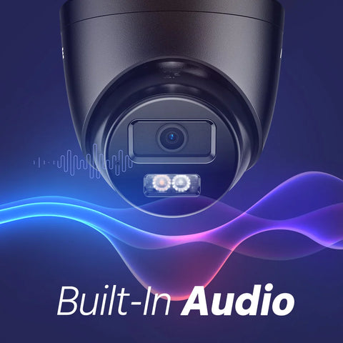 Annke - Beveiligingscamerasysteem - 3K 6MP Ultra HD POE - Openlucht - Bewakingscamera - Beveiligingscamera - Beveiligingscamerasysteem - 4 stuk - NTSC,PAL - Zwart