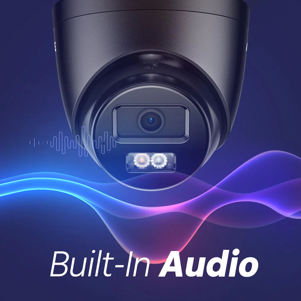 Beveiligingscamerasysteem - Bewakingscamera - Beveiligingscamera - 3K 6MP Ultra HD POE - Openlucht - 2 stuks - NTSC,PAL - Zwart - QUORE