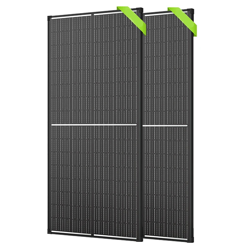 Zonnepaneel – Solar Panel – Zonnecellen – Monokristallijn Paneel – 12 Volt Systeem – 200W Hoog Rendement – 18 BB Cellen - QUORE