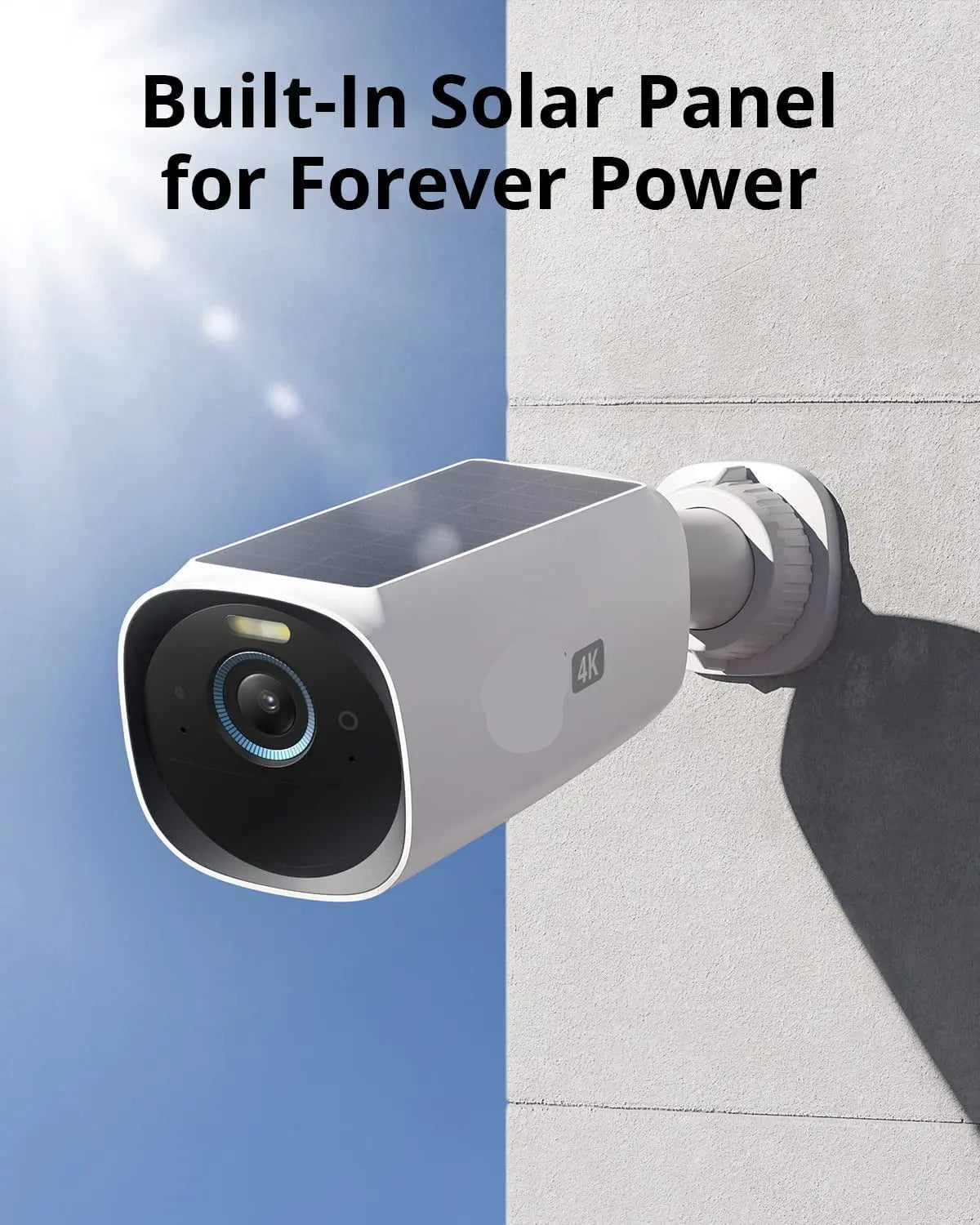 4K Beveiligingscamera – Buiten Camera – Surveillance Camera – Bewakingscamera – Veiligheidscamera – 8MP Resolutie – Zonnepaneel Zelfvoorzienend