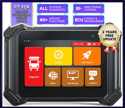 Professionele Diagnosetool – Truck Scanner – OBD2 Scanner – Diesel Diagnosetool – Zware Voertuigen – Bluetooth 5.0 – 8-Inch Touchscreen