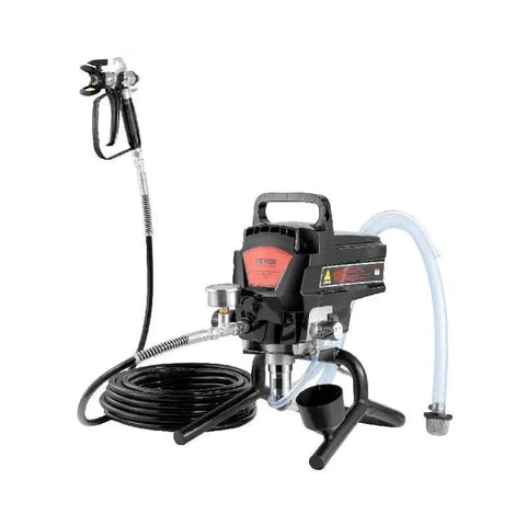 Elektrische Verfspuit - Airless Verfspuit - Professionele Poedercoater - Verfspuiten voor het interieur van uw huis - High Pressure Surface - 950W - 3000PSI - Zwart