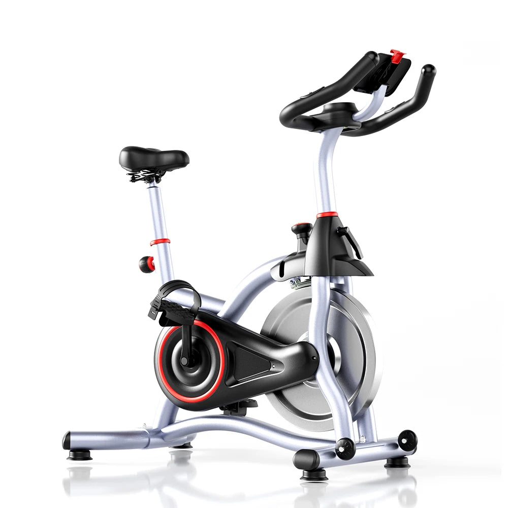 Hometrainer – Spinningfiets – Fitnessfiets – Indoorfiets – Trainingsfiets – Stil en Soepele Magnetische Weerstand – Bluetooth Connectiviteit - QUORE