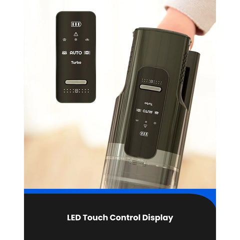 Steelstofzuiger Draadloos - Steelstofzuiger - Stofzuiger - Steelstofzuiger Snoerloos - Krachtige Zuigkracht - 30000Pa - 60 minuten looptijd - <500w - Li-ion - Zwart