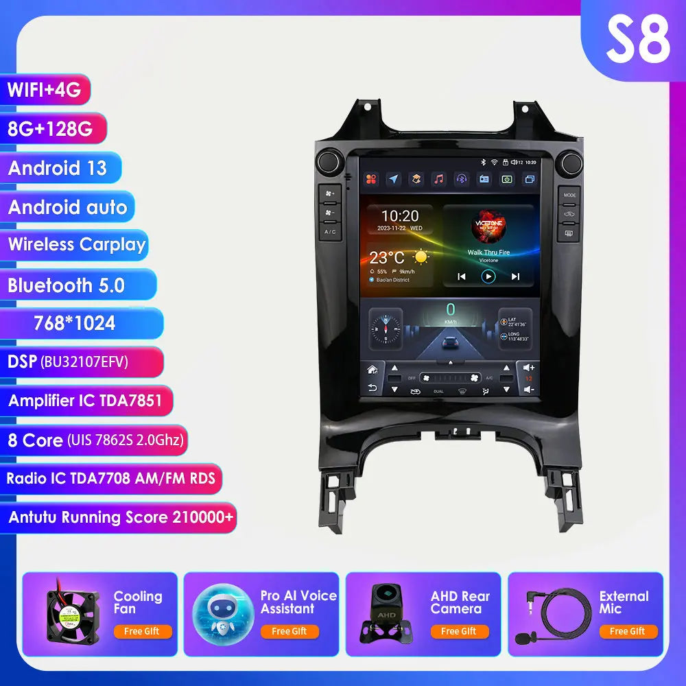 2 DIN Autoradio – Multimedia Stereo – Android Radio – Inbouwradio – Auto Entertainment – 9,7 Inch Touchscreen – Android 13 Systeem