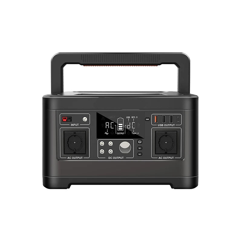 Draagbare Powerstation – Portable Accu – Noodstroom – Camping Accu – 520Wh Capaciteit – 600W Continu Vermogen