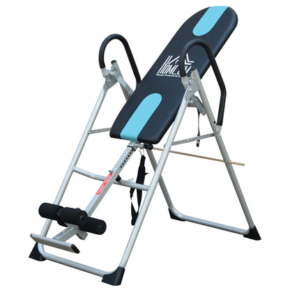 Inversion Table – Omkeerbare Trillingsbank – Fitness Tafel – Stretching Bank – Verstelbare Lengte 147-198 cm – Stabiel Stalen Frame 136 kg Draagvermogen - QUORE
