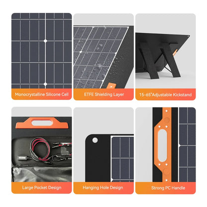 Zonnepaneel – Opvouwbaar Solar Panel – Draagbaar Zonnepaneel – Outdoor Zonnepaneel – Kampeer Zonnepaneel – 400W Vermogen – 23% Energie Efficiëntie – Waterdicht & Weerbestendig
