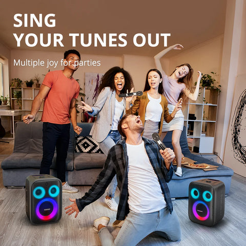 Tronsmart - Halo 200 zonder Mic- Luidspreker- BluetoothLuidsprekers -Bluetooth Luidspreker Draadloos -Bluetooth Luidspreker Waterdicht- met Gitaar Ingang en APP Bediening