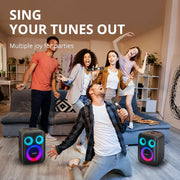 Tronsmart - Halo 200 met 1 Mic- Luidspreker - BluetoothLuidsprekers -Bluetooth Luidspreker Draadloos -Bluetooth Luidspreker Waterdicht- 120W- met Gitaar Ingang en APP Bediening