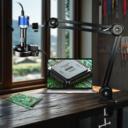 Microscoop - Soldeermicroscoop - Bresser Microscoop - Microscoop Digitaal - Vergroting - Digitale Microscoop - 4K- Met USB-C HDMI Poort Voor PCB Soldeer Reparatie