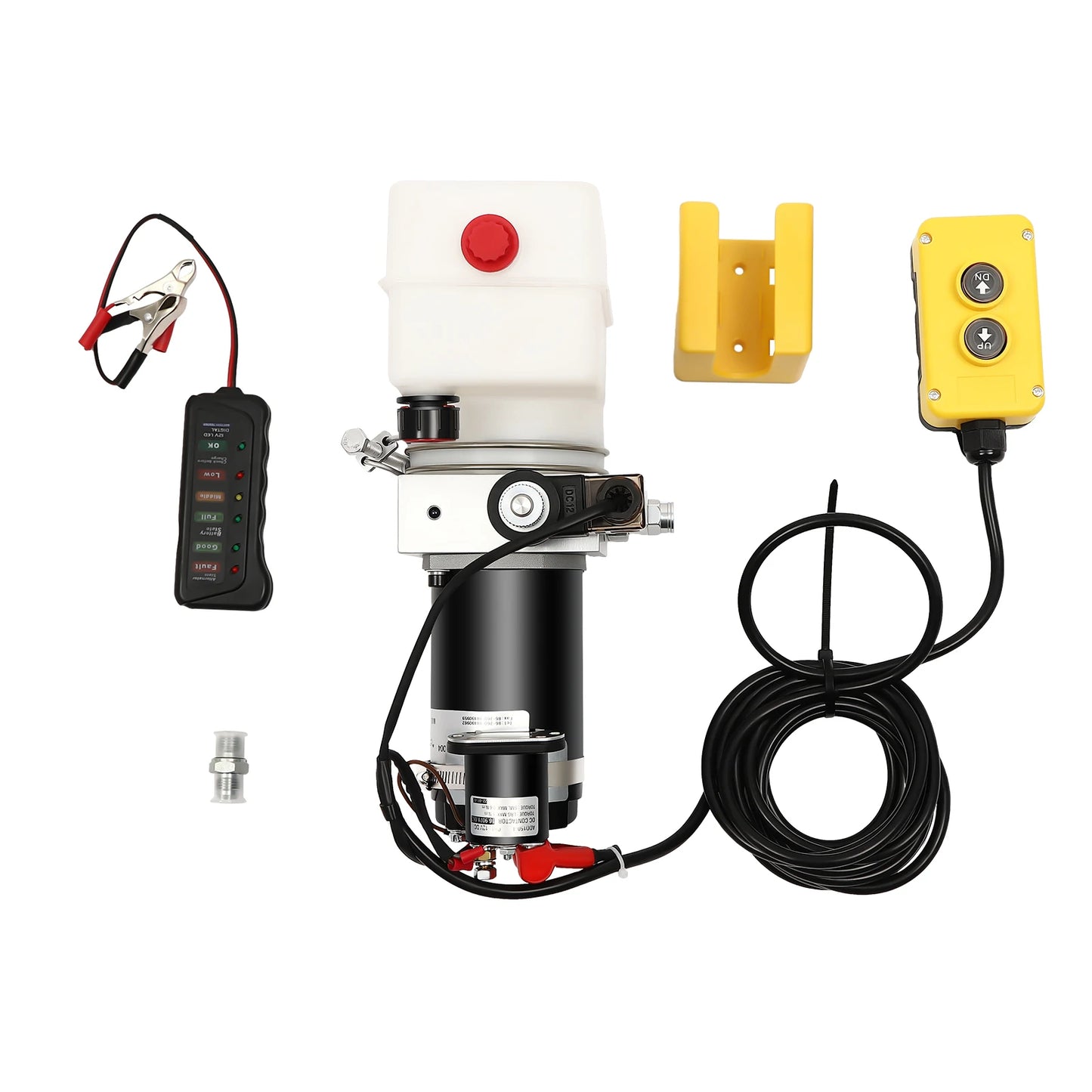 Elektrische Hydraulische Pomp – Hydraulische Motor – Hydraulische Pomp Elektrisch – Compacte Pomp – Krachtige Motor – 1,5 Liter Reservoir – Afstandsbediening