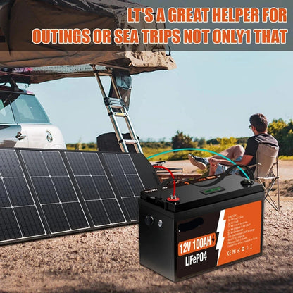 12V Li-Ion Accu – Lithium Accu – Energieopslag – Camperaccu – Bootaccu – 200AH Capaciteit – IP65 Bescherming