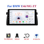 CarPlay - Multimedia Autoradio - Car CarPlay Scherm - Autoradio - Android Automultimedia - (S4) 8Core 4G 32G - voor BMW E46 M3 318/320/325/330/335 Rover 75 Coupé - Navigatie Audio Hoofdeenheid