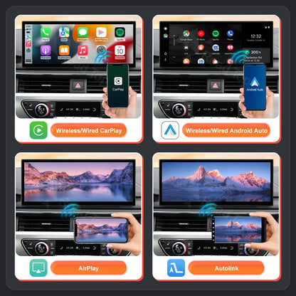 12,3 Inch Multimedia Touchscreen – Autonaviteit – CarPlay Display – Android Auto Scherm – AirPlay Interface – Draadloos Verbinden – Hoge Resolutie 1920x720 – Linux Systeem