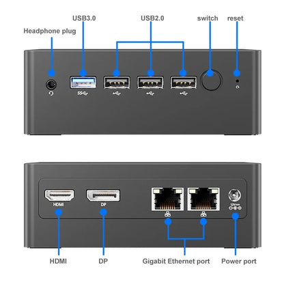Mini PC – Mini Desktop – Mini Computer – Compacte PC – Kleine PC – Intel N100 Processor –  8G - 256GB