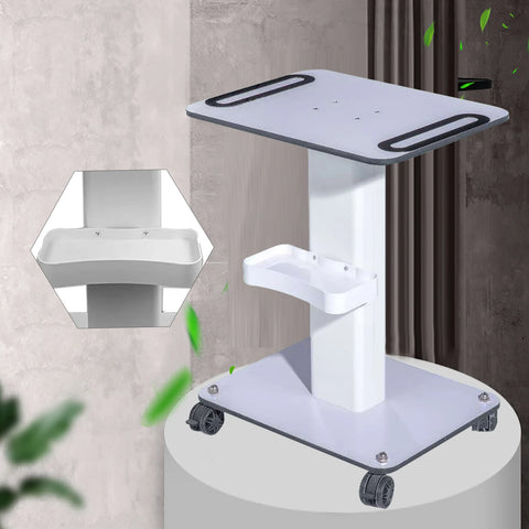 Table - Table trolley - Rolling table - Beauty Wheel Cart - Multifunctional Trolley - 5.3 kg - White