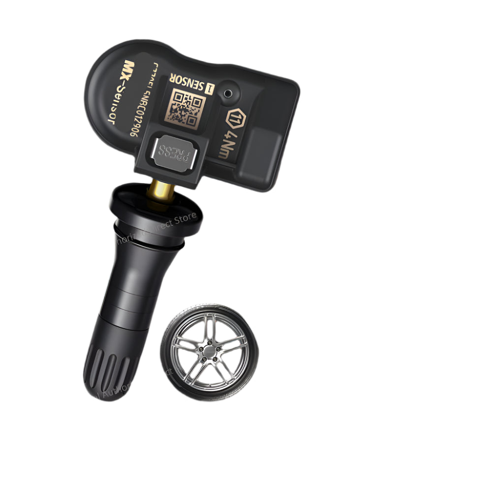 2-in-1 TPMS Sensoren - Bandenspanningsmeter - Bandenspanning - 315MHz + 433MHz -  8 Stuks – Compatibel met Meerdere Diagnoseapparaten - QUORE