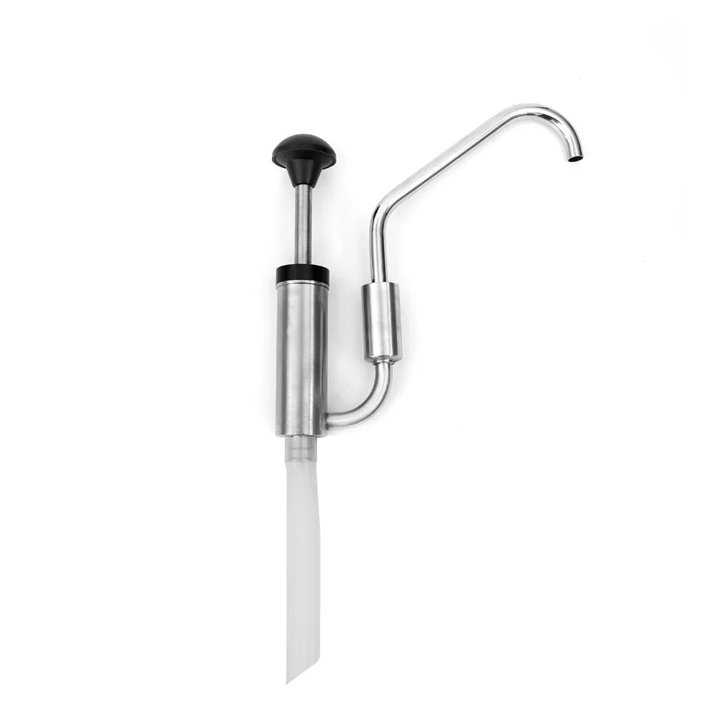3-Kops Sauspomp – Sausdispenser – Saucenpomp – Sauzenverdeler – Vloeibare Saus Dosering – 4 Liter Per Kop – Roestvrij Staal