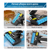 Cordless Stick Vacuum Cleaner - Stick Vacuum Cleaner - Vacuum Cleaner - Cordless Stick Vacuum Cleaner - Powerful Suction - 6200Pa - 180W - 80dB - 2600mAh