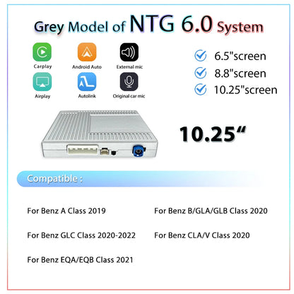 CarPlay module – Draadloze CarPlay – Android Auto Interface – Mirror Link – AirPlay – Geschikt voor NTG 6.0 Mercedes 2019-2022 – Plug & Play Installatie – Behoud Originele Functies