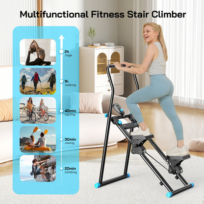 Stepper – Stair Stepper – Traploper – Verticale Klimmer – Mini Stepper – Inklapbaar Compact – Tot 150 kg Draagkracht