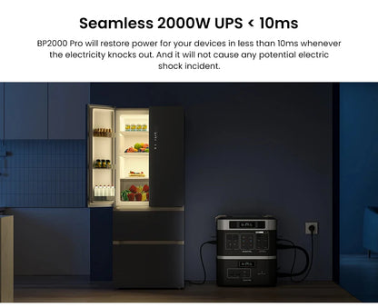 Draagbare Powerstation – Mobiele Energie – Noodstroom – Camping Accu – 3600W Output – Uitbreidbare 16kWh Batterij